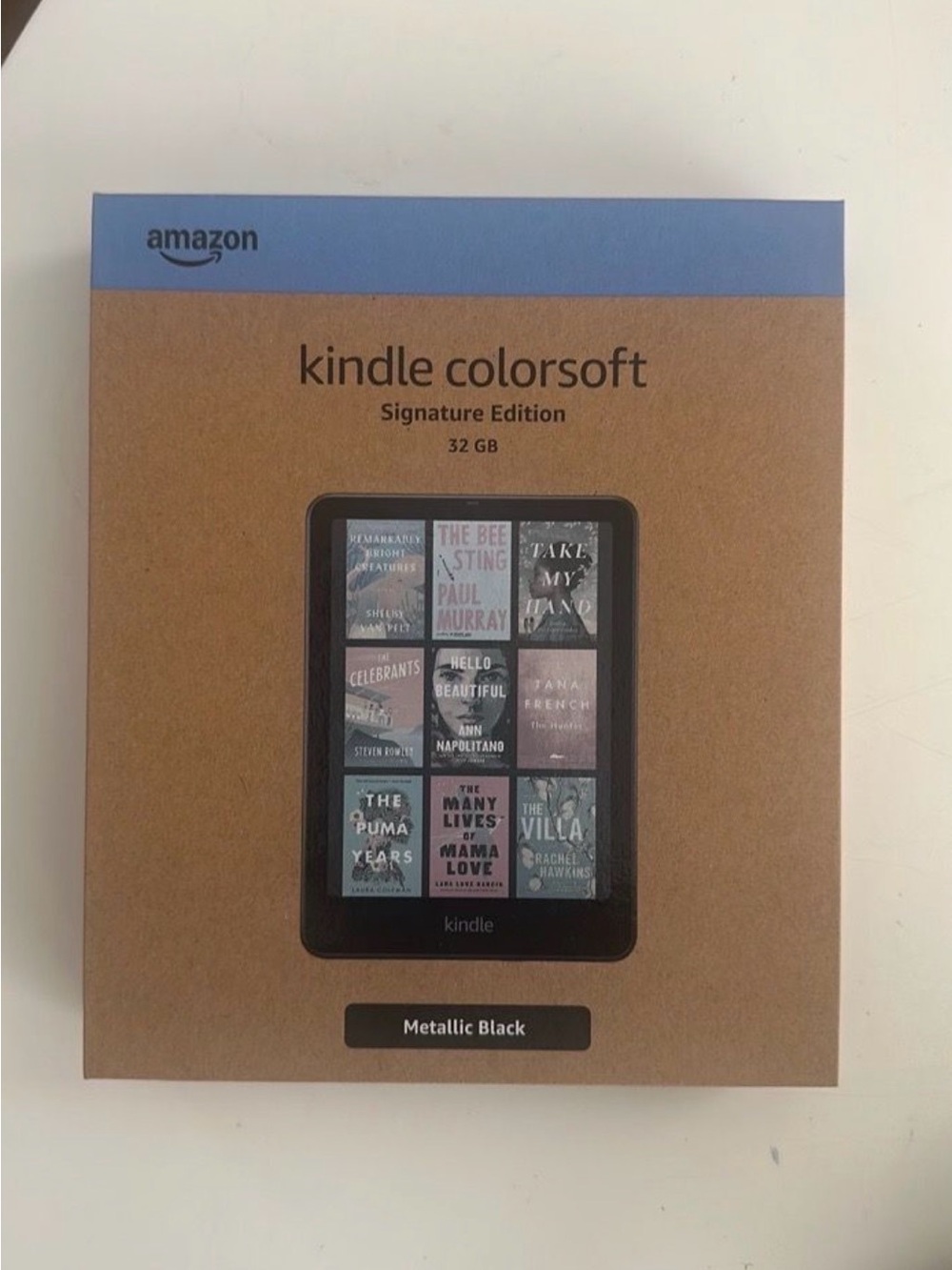 Amazon Kindle ColorSoft Signature Edition 32GB - Metallic Black (Boxed)